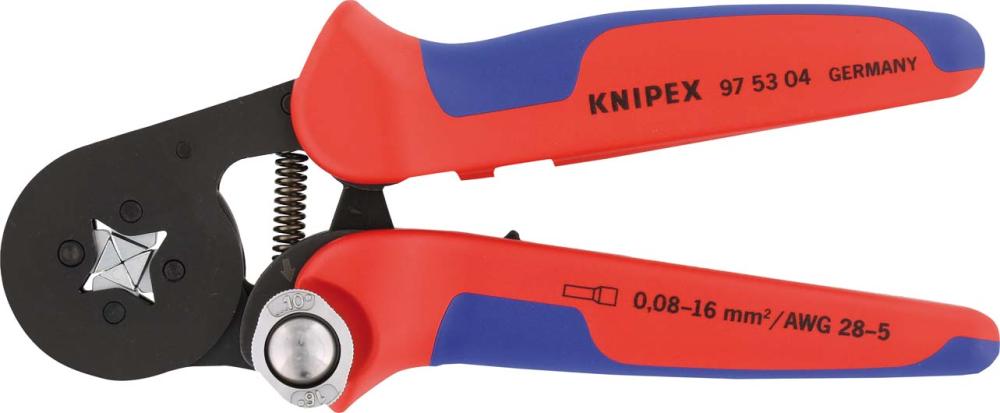 Aderendhülsenzange 4-kant 0,08-16qmm KNIPEX