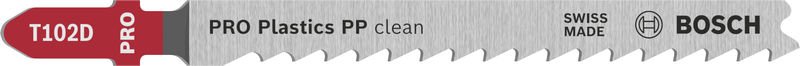 PRO Plastics PP clean T102D Stichsägeblatt, 100 mm, 5-tlg.