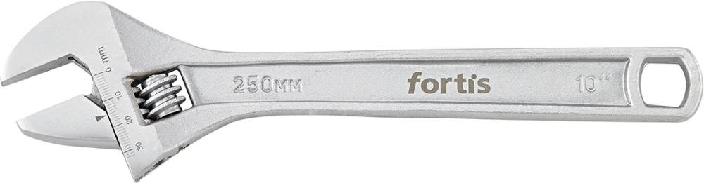Rollgabelschlüssel 10" 250mm verchromt FORTIS