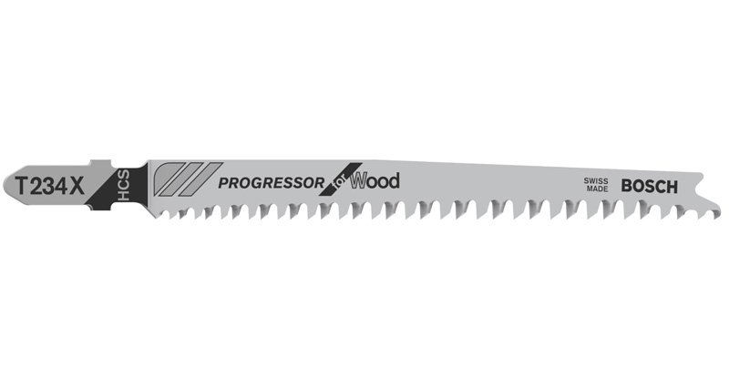 Stichsägeblatt T 234 X Progressor for Wood, 3er-Pack