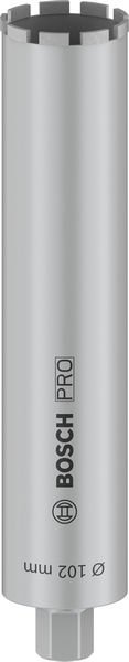 PRO Nassbohrkrone, 102 x 450 mm, G 1 1/4 Zoll UNC