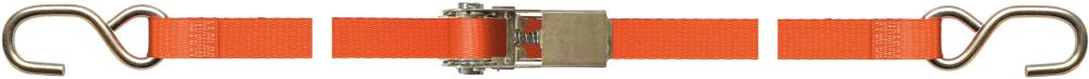 Ratschenzurrgurt 4 m 0,5t, 25mm, S-Haken