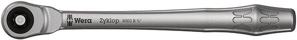Durchsteck-Knarre 3/8" ZYKLOP metal push Wera