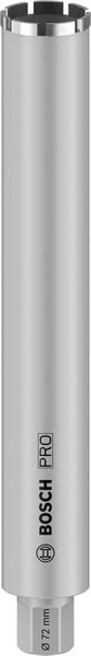 PRO Nassbohrkrone, 72 x 450 mm, G 1 1/4 Zoll UNC