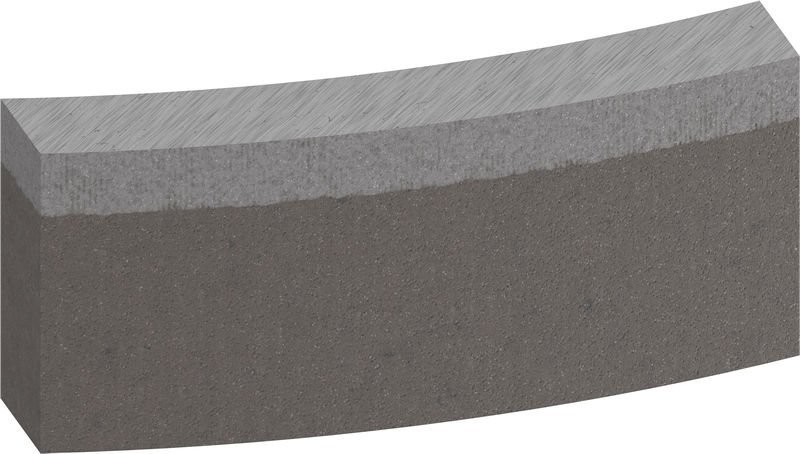 Segmente für PRO Diamantnassbohrkrone, 102 x 10 mm, 1 1/4-Zoll UNC, 9-tlg.