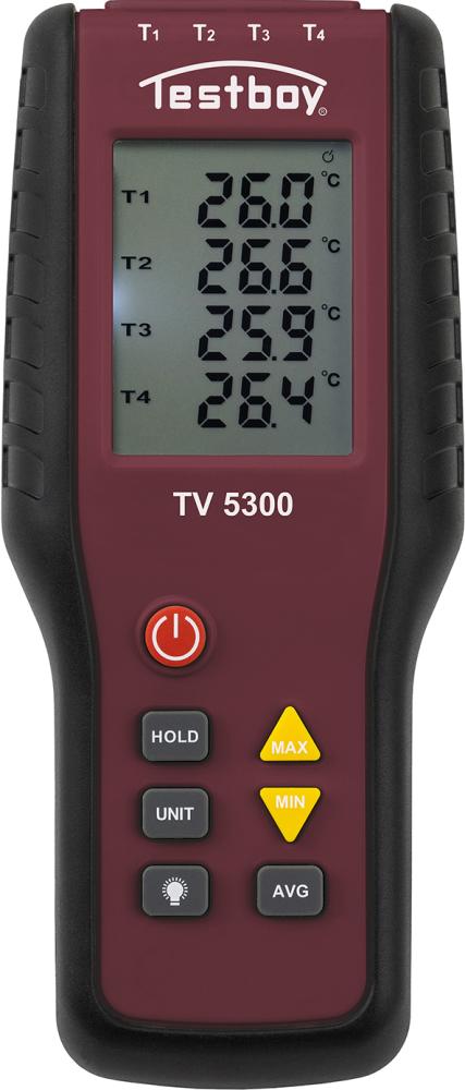 Vier-Kanal-Thermometer TV 5300 Testboy