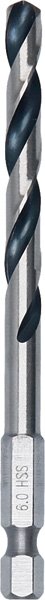 HSS PointTeQ Sechskantbohrer 6,0 mm, 10er-Pack