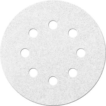 Klettschleifsch.weiss6St.125 mm K 40,8 Loch FORTIS