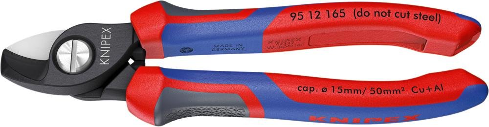Kabelschere mit Mehrkomponenten-Griffen 165mm KNIPEX