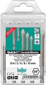 Glasbohrer-Satz 5-teilig CeramicMaster heller