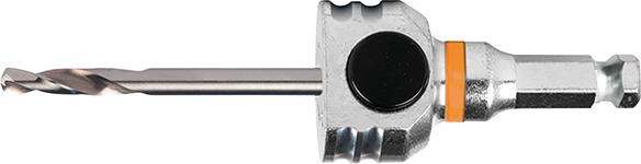 MXqs Aufnahme 6-kant 11mm m. HSS zentr.bohrer L105mm f. Holz, Stahl, Edelstahl, Ku.st. Mandrex