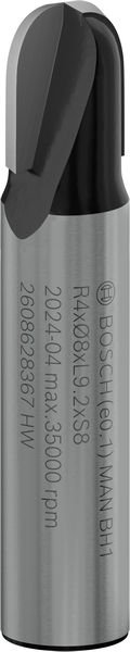 PRO Hohlkehlfräser + Zapfen, 8 x 8 x 40 mm