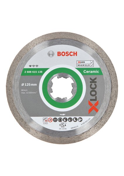 X-LOCK Diamanttrennscheibe Standard for Ceramic 125 x 22,23 x 1,6 x 7