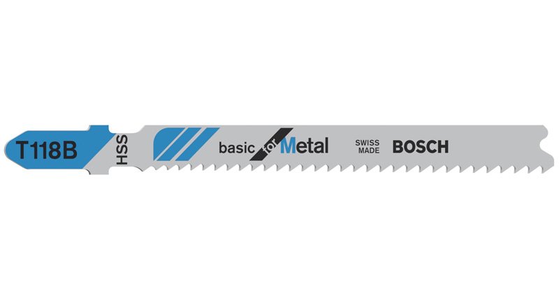 Stichsägeblatt T 118 B Basic for Metal, 5er-Pack