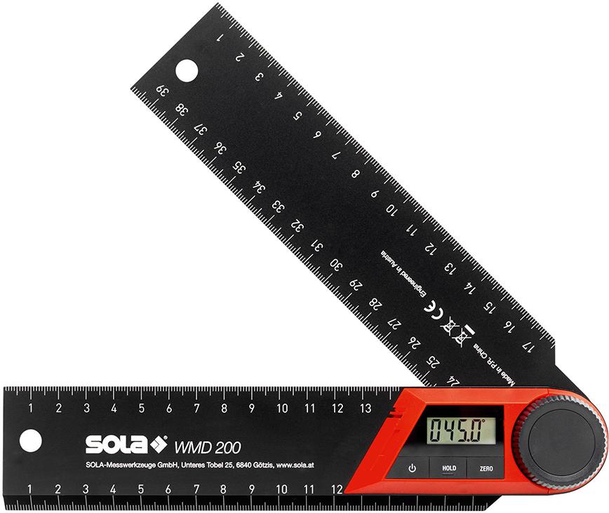 Winkelmesser WMD 200mm Digital Sola
