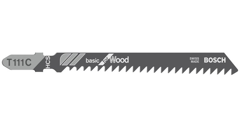 Stichsägeblatt T 111 C Basic for Wood, 5er-Pack