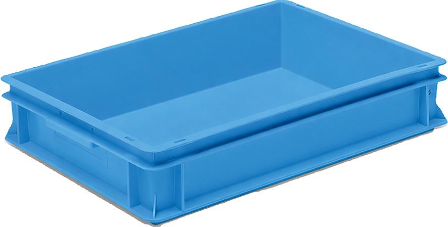 Eurobehälter blau 134 l BxTxH 800x600x325 mm blau RAKO-Behälter