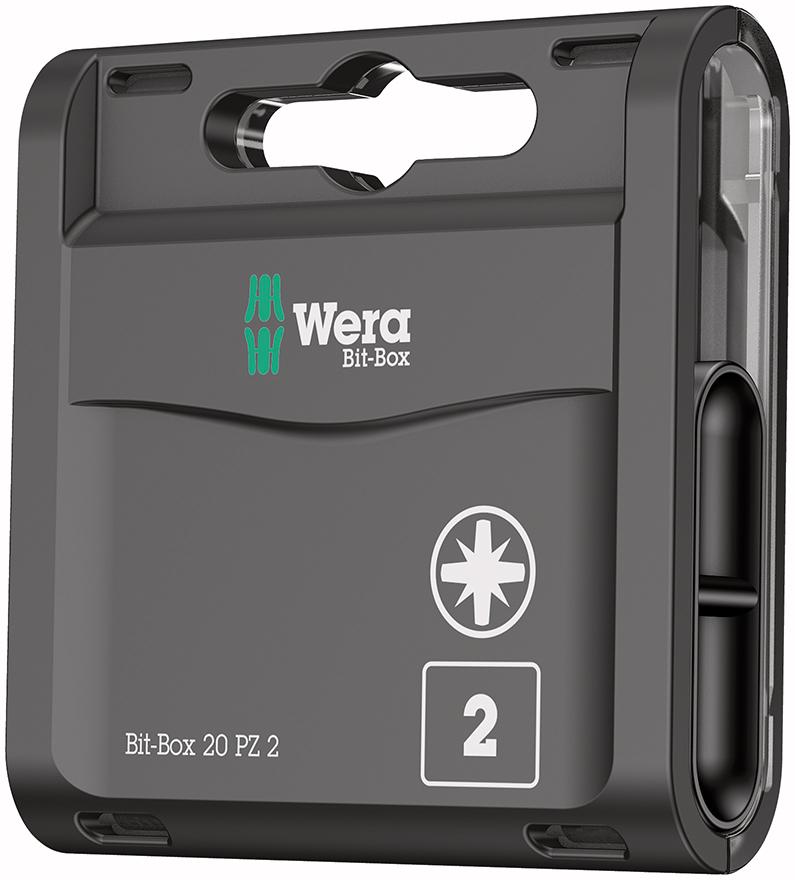Bit-Großpack Spender PZ2x25mm zähhart a 20 Stück Wera