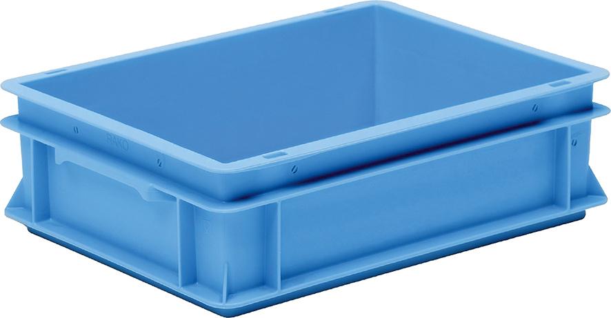 Eurobehälter blau 10 l BxTxH 400x300x120 mm blau RAKO-Behälter