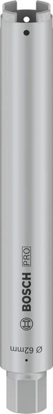 PRO Trockenbohrkrone, 62 x 400 mm, 1 1/4-Zoll UNC