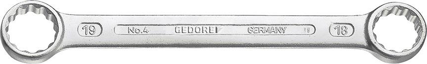 Doppelringschlüssel DIN837B 10x11mm Gedore