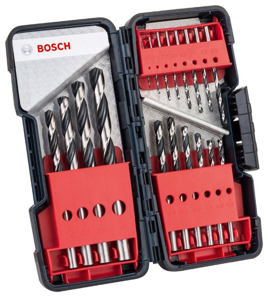 HSS-Spiralbohrer-Set, PointTeQ, 18-tlg., ToughBox, 1–10 mm