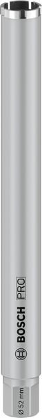 PRO Nassbohrkrone, 52 x 450 mm, G 1 1/4 Zoll UNC