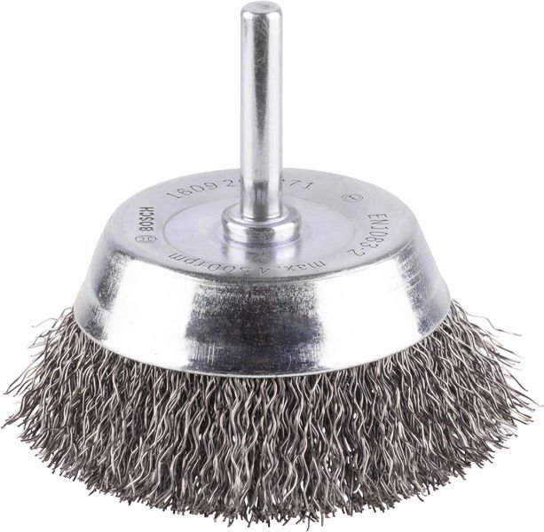 PRO Metal clean Topfbürste, zylindrischer Schaft, 70 x 0,2 mm