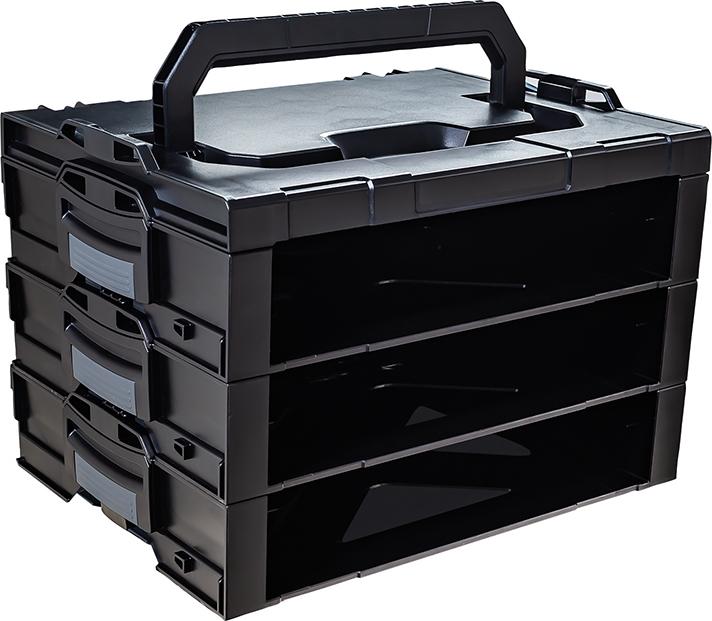 i-BOXX Rack 3er Block leer B445xT342xH301 mm