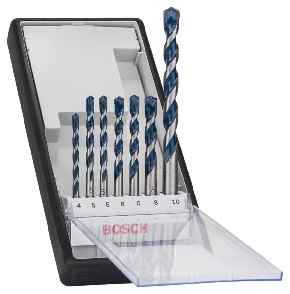 7-tlg. CYL-5 Betonbohrer-Set, Robust Line, 4–10 mm