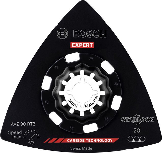 EXPERT Sanding Plate AVZ 90 RT2 Schleifplatten, 90 mm, 10er-Pack