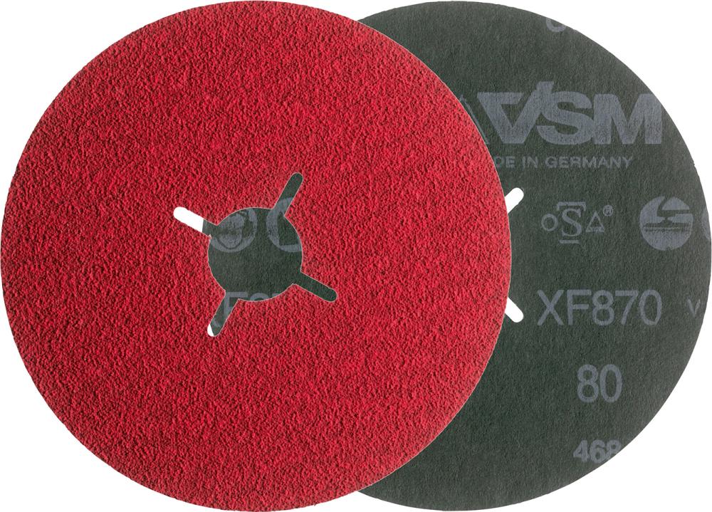 Fiberschleifscheibe Keramik 115mm K100 VSM