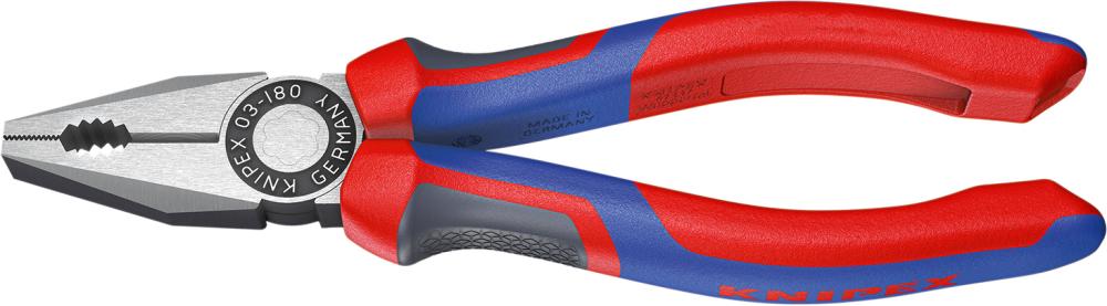 Kombinationszange poliertmit Mehrkomponenten-Griffen 160mm KNIPEX