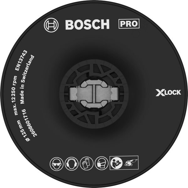 PRO Stützteller X-Lock, hart, 125 mm