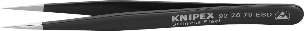 Pinzette ESD 110mm schwarz KNIPEX
