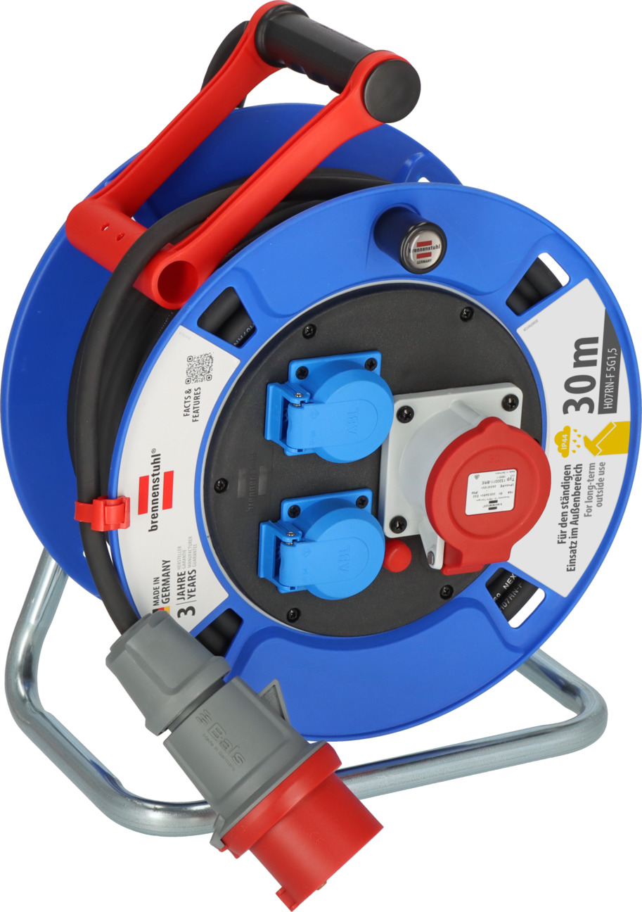 Garant CEE 1 IP44 Kabeltrommel 30m H07RN-F 5G1,5