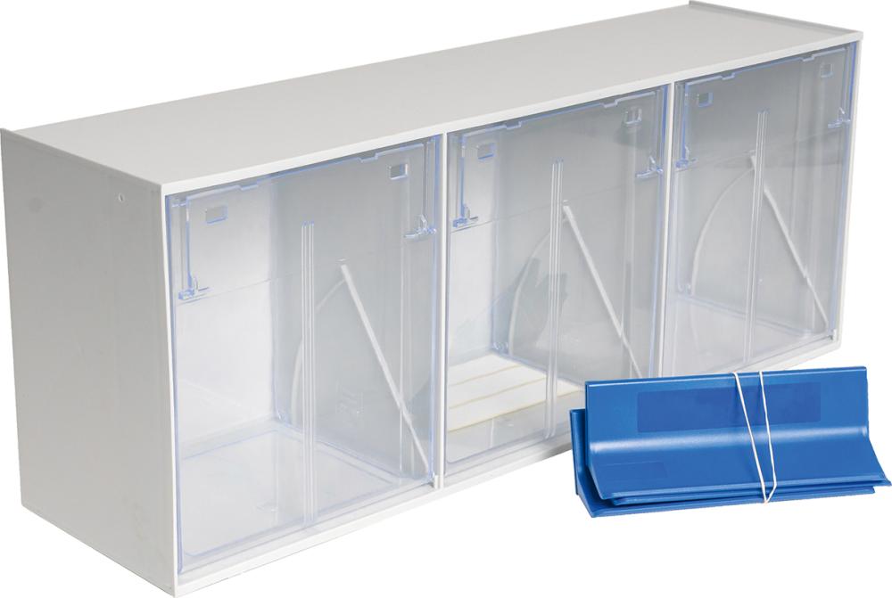 MultiStore Riegel Nr. 3 hochschlagfest Kunststofflichtgrau