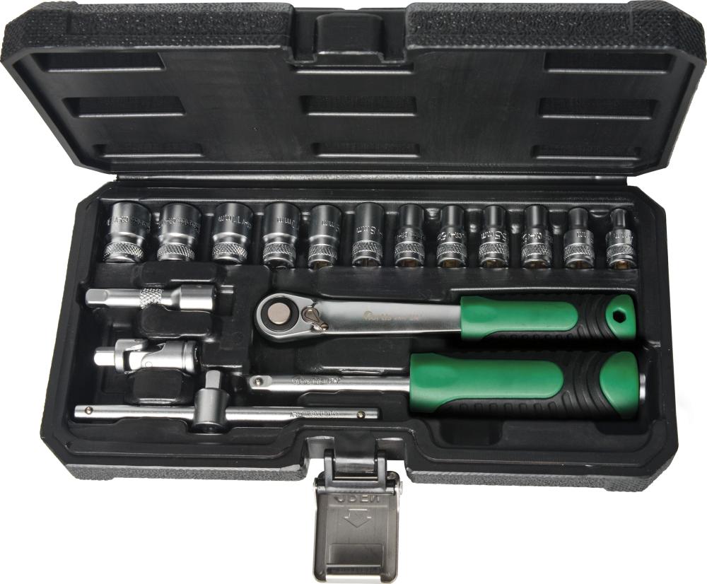 Steckschlüssel-Garnitur 1/4" 17-teilig FORTIS