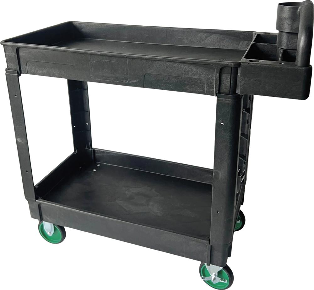 Servicewagen UD FORTIS Kunststoff - 2 Etagen L959xB435xH850/990 250 kg