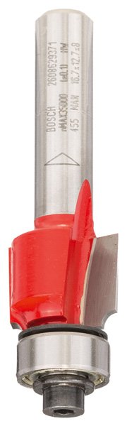 Abrundfräser Expert for Wood, 8 mm, D 16,7 mm, R1 2 mm, L 12,7 mm, G 55 mm