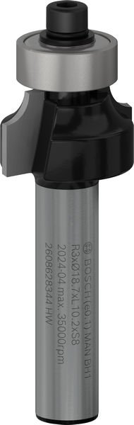 PRO Abrundfräser, 8 x 3 x 10,2 x 53 mm