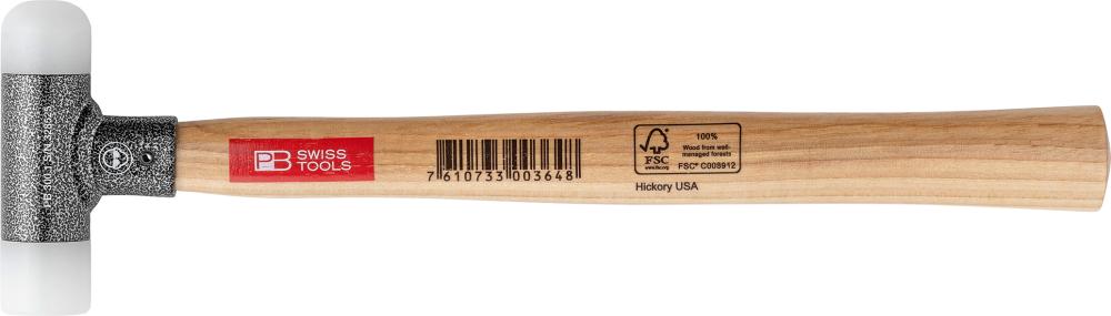Schonhammer mit Holzstiel rückschlagfrei 22mm PB Swiss Tools