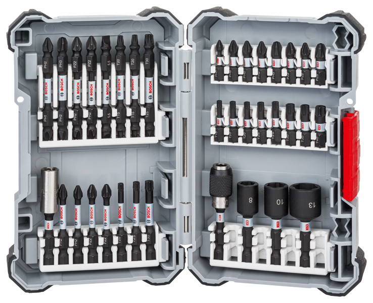 36-tlg. Impact Control Schrauberbit-Set