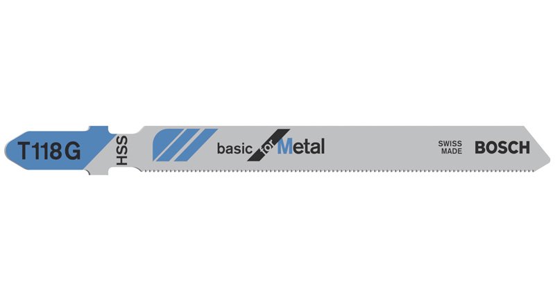 Stichsägeblatt T 118 G Basic for Metal, 5er-Pack